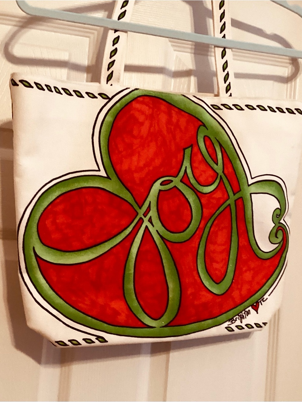 Brighton Holiday Joy / Cardinal  Canvas Tote